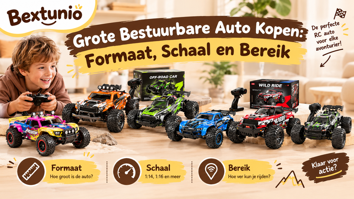 Grote Bestuurbare Auto Kopen: Formaat, Schaal en Bereik