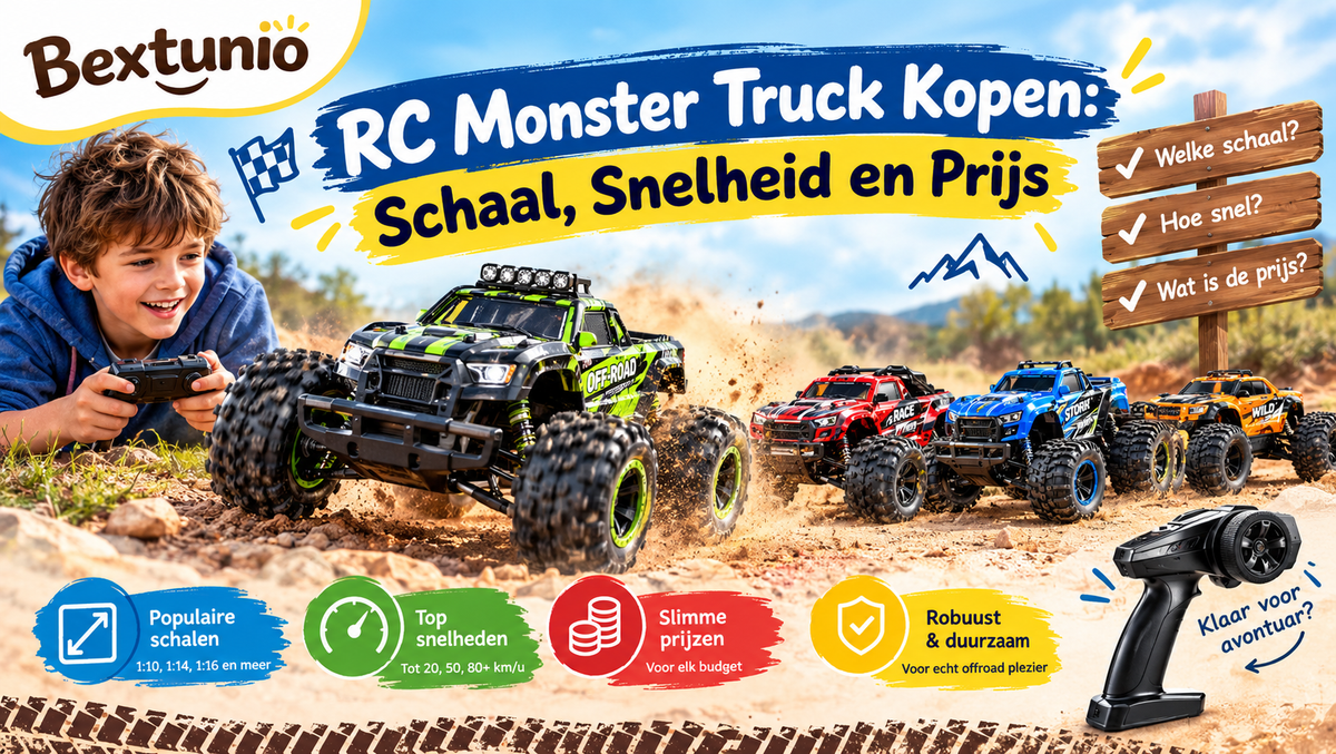 RC Monster Truck Kopen: Schaal, Snelheid en Prijs