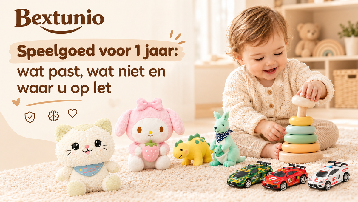 Speelgoed voor 1 jaar: wat past, wat niet en waar u op let