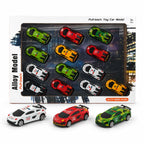 12x Metalen Pull-Back Auto’s