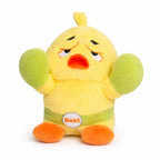 gele eend knuffel 22cm baby zacht Bextunio