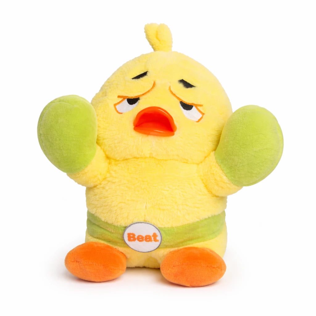 gele eend knuffel 22cm baby zacht Bextunio