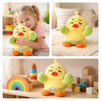 gele eend knuffel 22cm baby zacht Bextunio