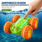 RC auto met 360 graden rotatie en LED verlichting