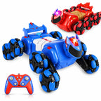 Dubbelzijdige robot RC auto met LED verlichting