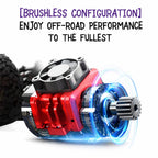 Snelle 4x4 offroad RC truck met brushless motor