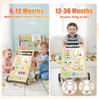 houten loopstoel/activiteitenkubus Bextunio