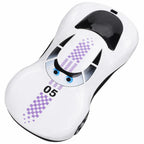 Witte RC drift auto met dubbel spray-effect, LED-verlichting en afstandsbediening