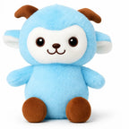 Blauw schaap knuffel 22 cm baby zacht Bextunio
