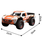 Brushless RC auto 70 km/u met 4WD offroad aandrijving