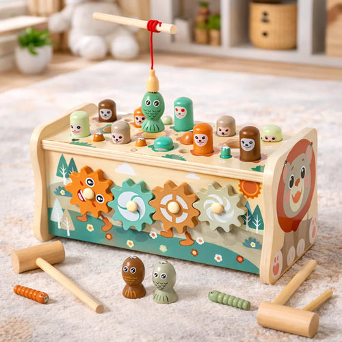 Houten Hamerspel Montessori (1)