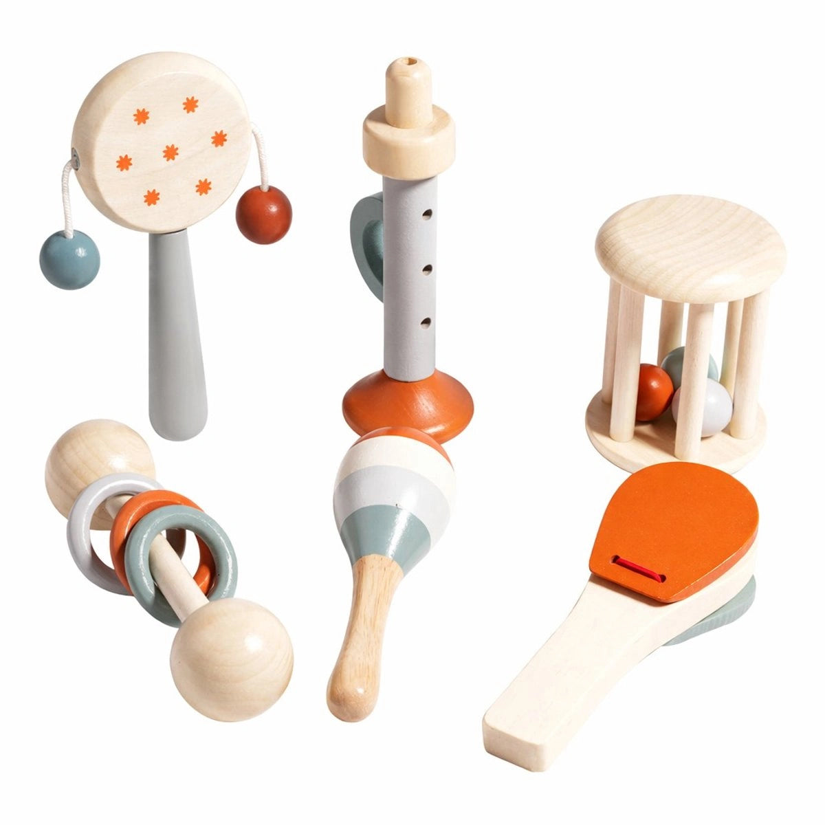 Houten Muziek Instrumenten Set (7)