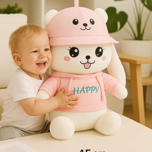 Roze konijn knuffel 45 cm vakantiecadeau voor kinderen Bextunio