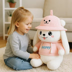 Roze konijn knuffel 45 cm vakantiecadeau voor kinderen Bextunio