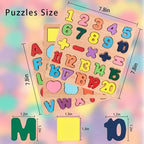 3-Pack Houten Montessori Puzzelset

