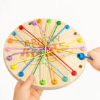 magnetische schaaktouwpuzzel 2-in-1 strandvakantie kinderen Bextunio