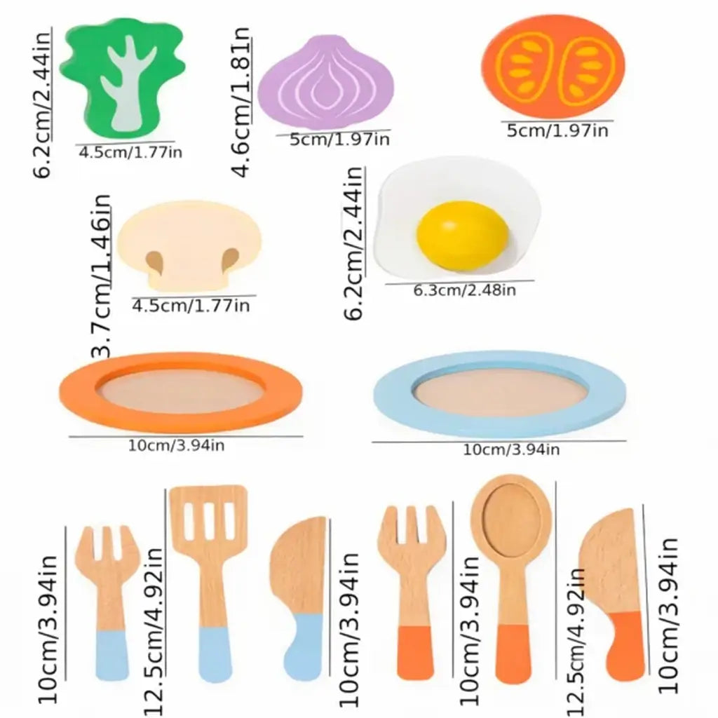 Wooden Kitchen Playset 5
