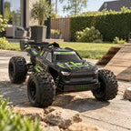 RC 4x4 monstertruck met grote terreinbanden en LED-verlichting