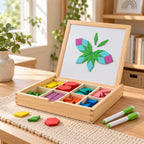 Houten Geometrisch Puzzelspel