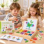 Houten Geometrisch Puzzelspel
