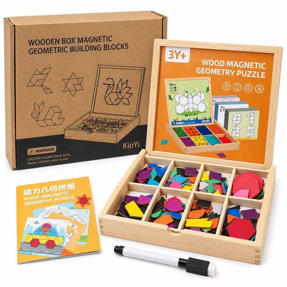 Houten Geometrisch Puzzelspel