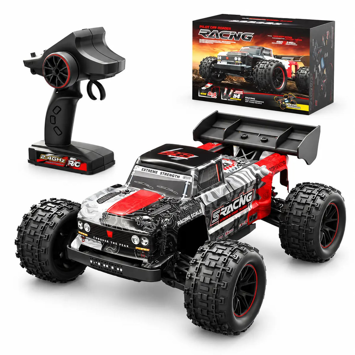 RC Auto 1:14 – Brushless 4WD Offroad Auto 70 km/u