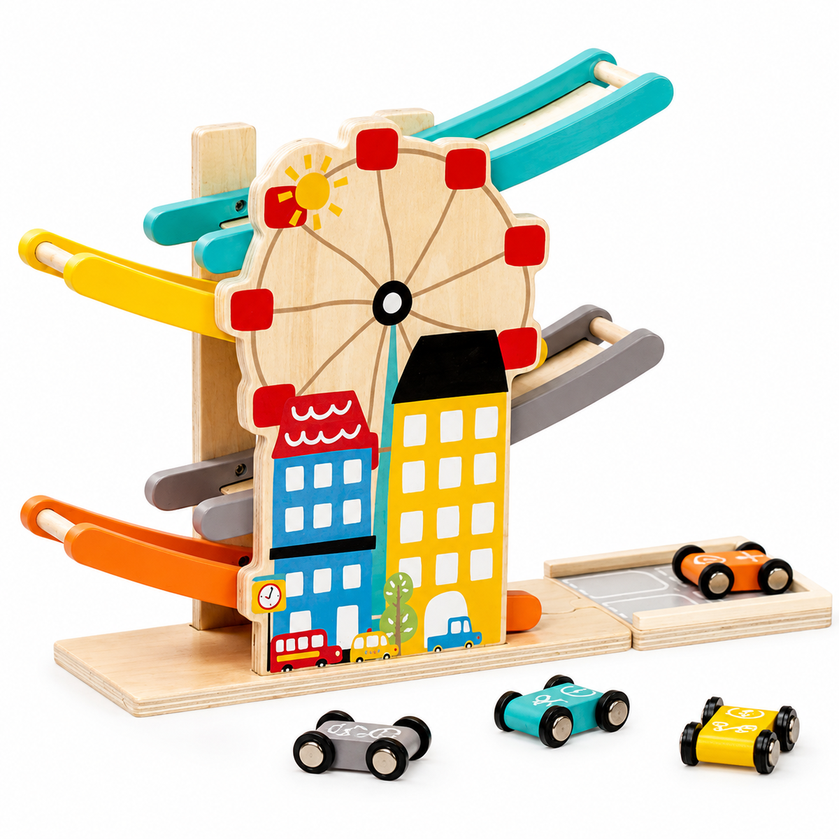 Houten Auto-Racer Reuzenrad-Baan