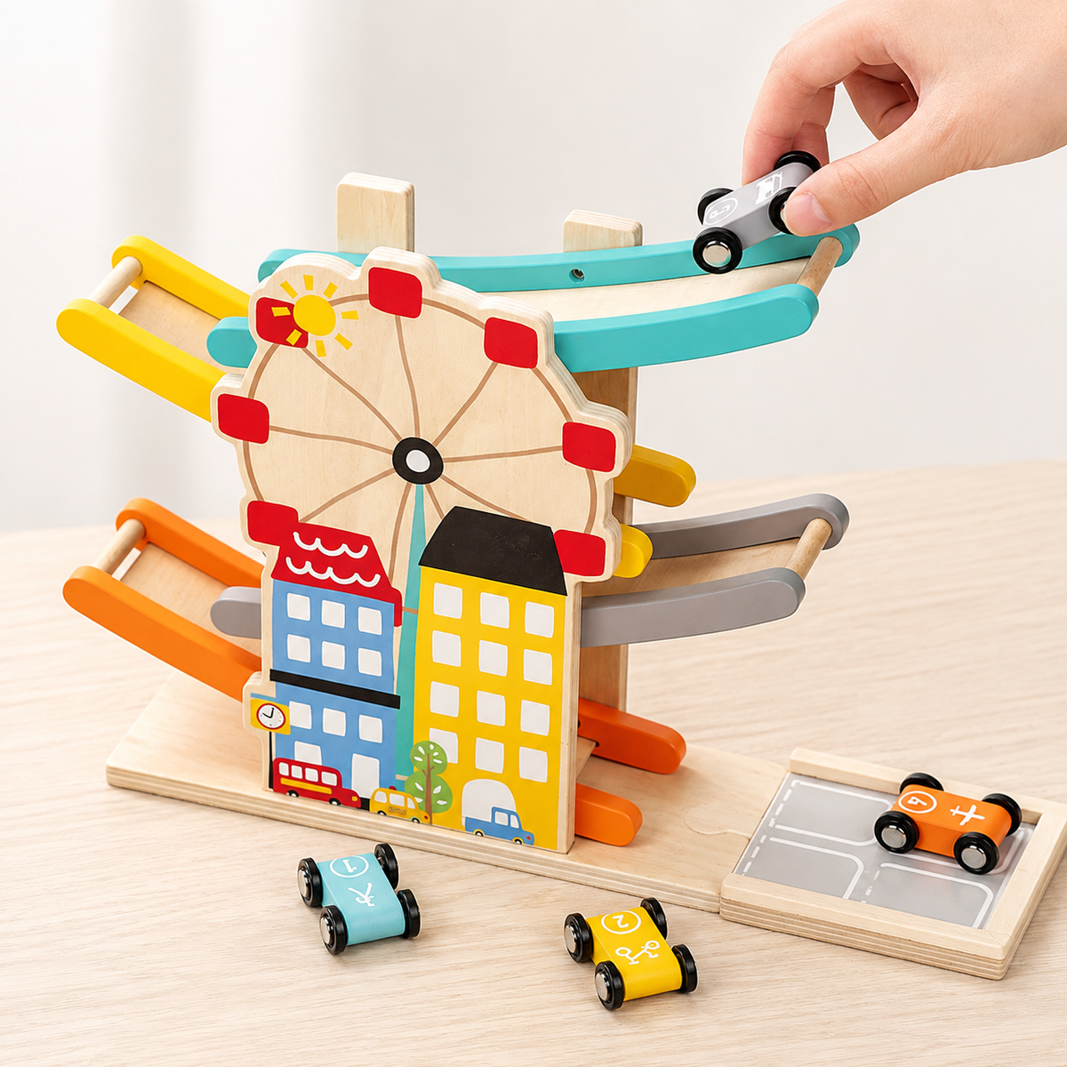 Houten Auto-Racer Reuzenrad-Baan