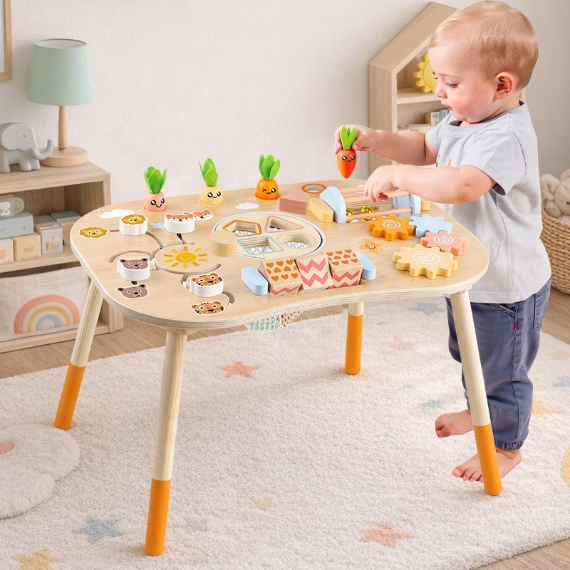 Houten Activiteitentafel Vormensorteerder Sensorische Tafel