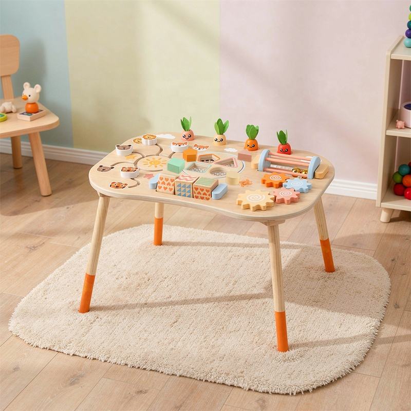 Houten Activiteitentafel Vormensorteerder Sensorische Tafel