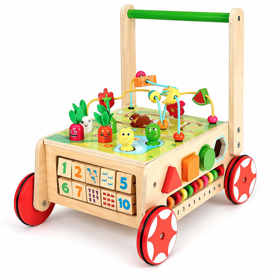Houten Loopwagen
