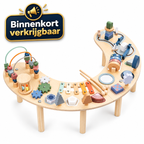 Houten Activiteitentafel Zitten, staan & spelen 012m+
