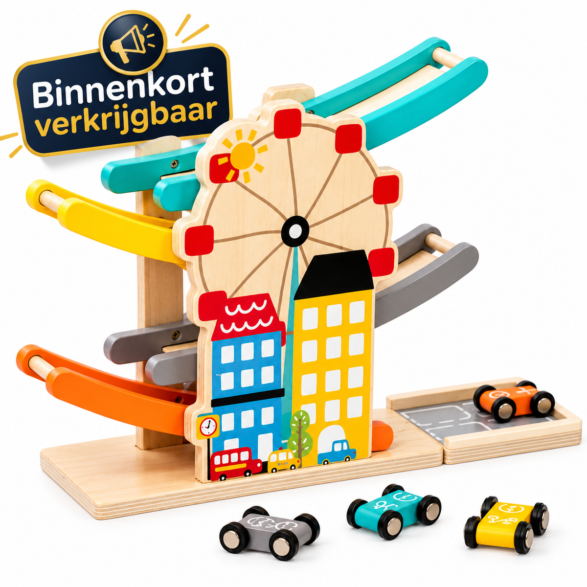 Houten Auto-Racer Reuzenrad-Baan