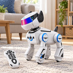 Slimme robot hond met 64 talen LED licht en interactieve functies