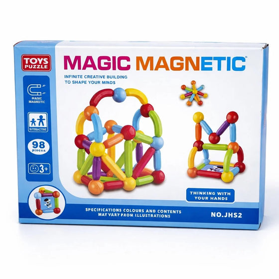 Magnetisch Bouwspeelgoed 98 Delig