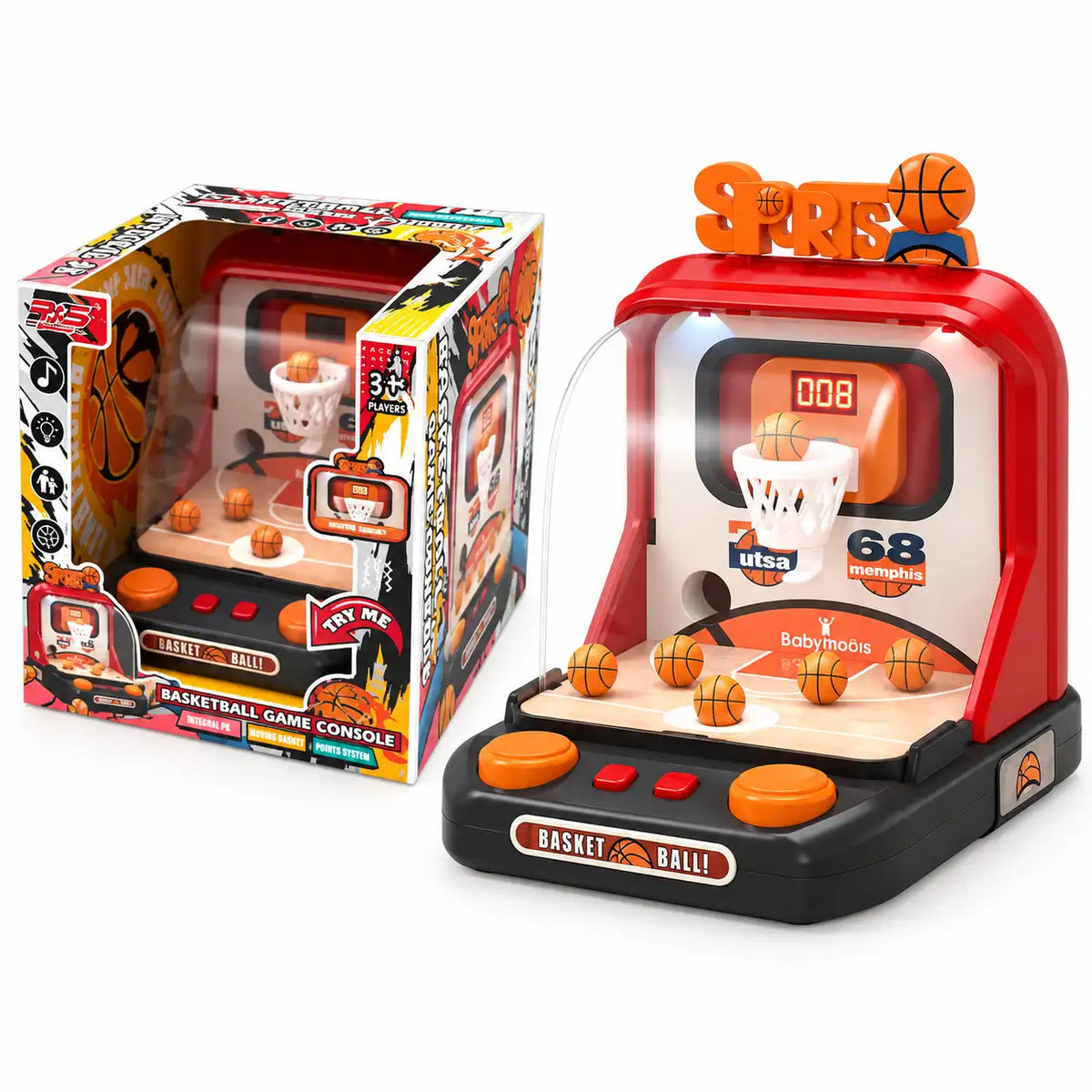 Mini Basketbalspel met Scorebord