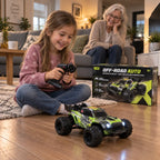 RC monstertruck met afstandsbediening en oplaadbare lithium accu