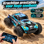 Blauwe bestuurbare RC auto met 2,4 GHz afstandsbediening