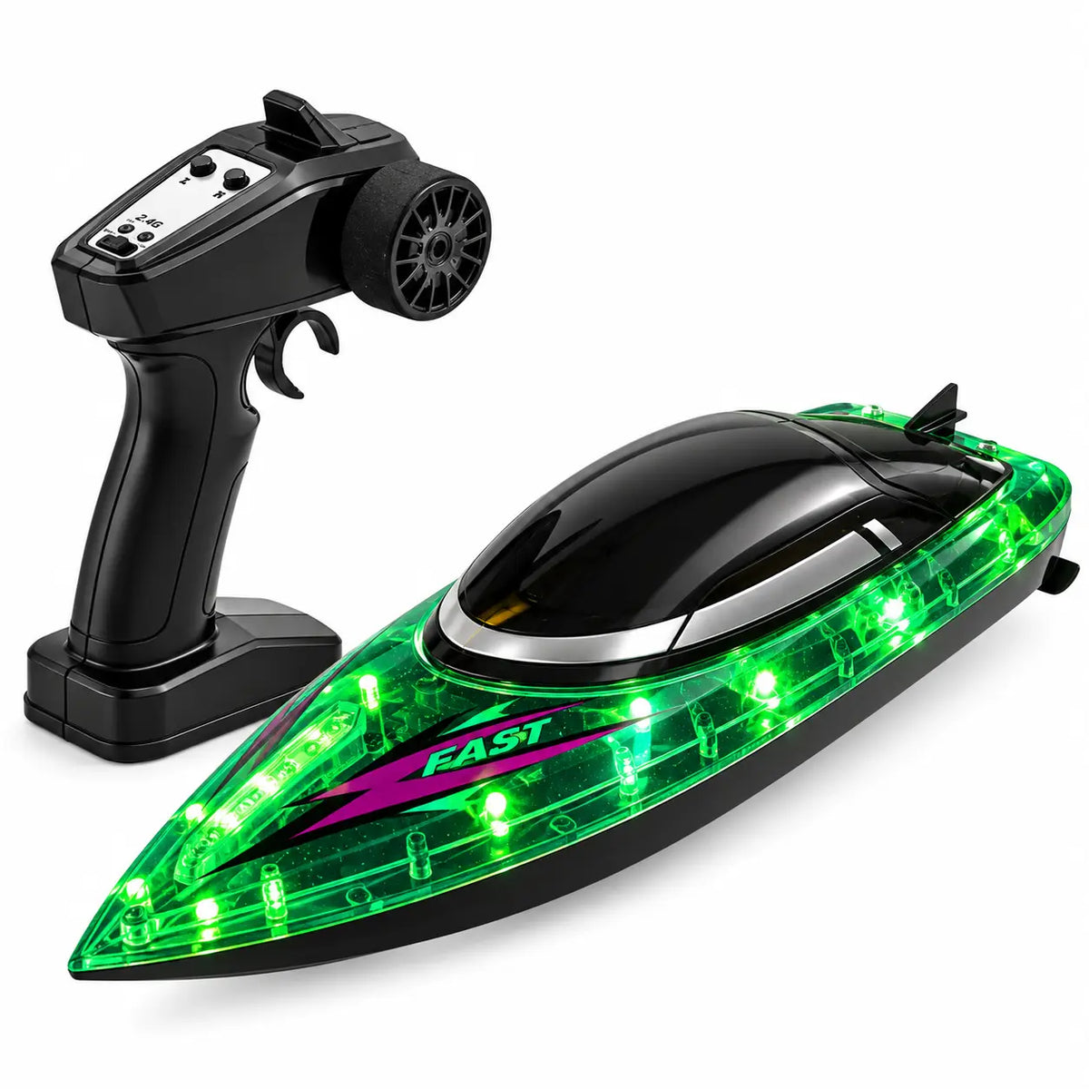 S15 RC Speedboot 30 km/u – 2,4 GHz & LED