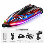 Oplaadbare RC speedboot met Turbojet aandrijving voor snel varen