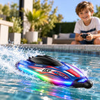 S25 high-speed RC boot met LED verlichting en snelheid tot 25 km/u