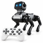 Interactieve robothond met afstandsbediening en licht- en geluidseffecten
