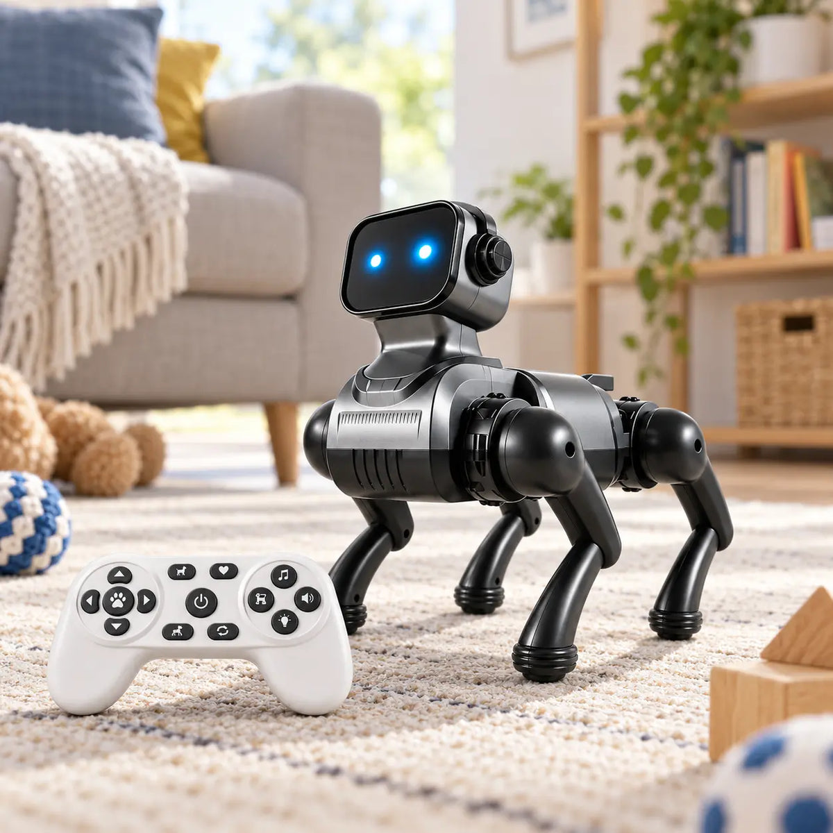 Interactief robotspeelgoed hond vanaf 6 jaar met licht en geluid