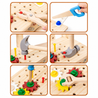 Houten gereedschapskist kinderen