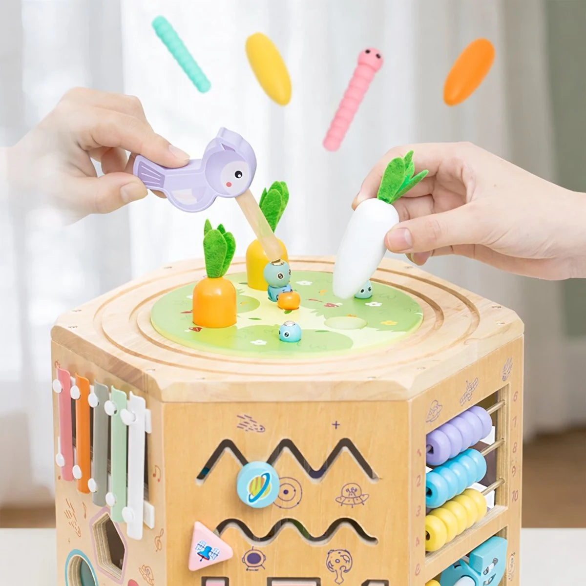 Houten Activiteitenkubus Little Dutch
